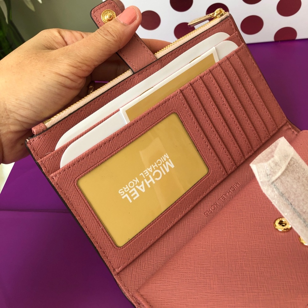 🌹Michael Kors Jet Set Travel Double Zipper Ballet - Picture 5 of 8